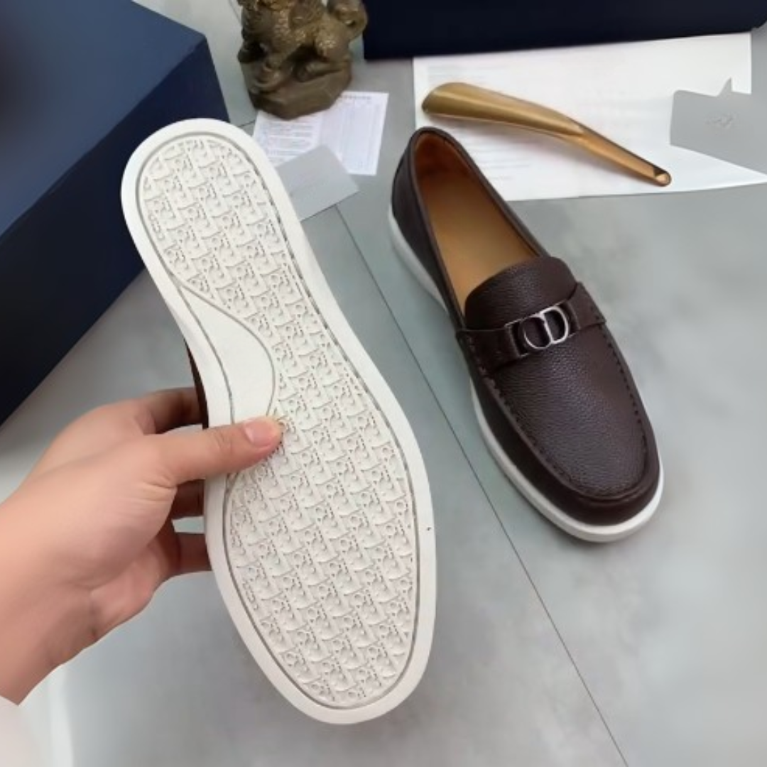 Mocasines de Cuero con Suela Ergonómica para Hombre