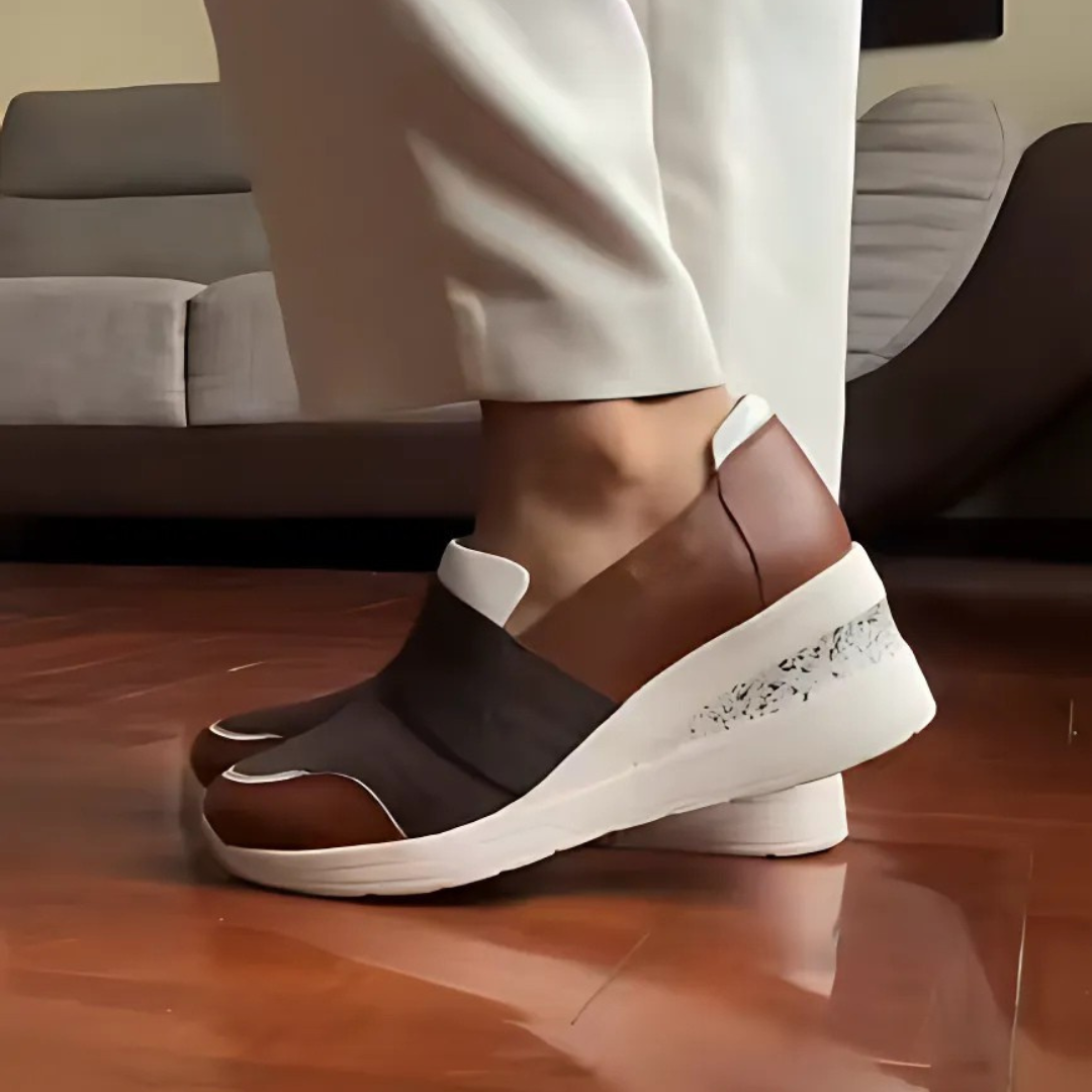 Zapatos ortopédicos con suela antideslizante para mujer