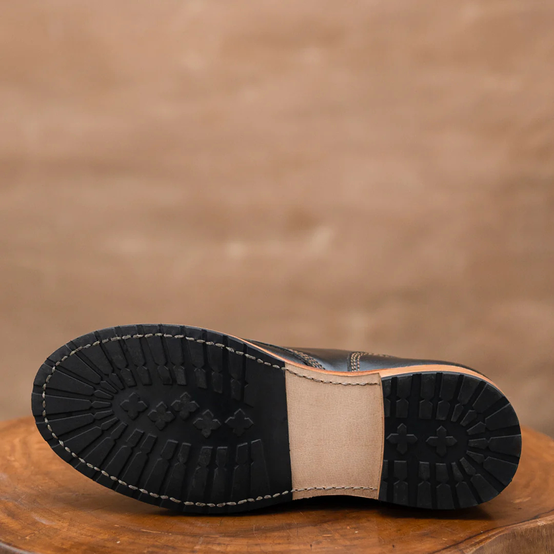 Botas de cuero con suelas ortopédicas para Hombre