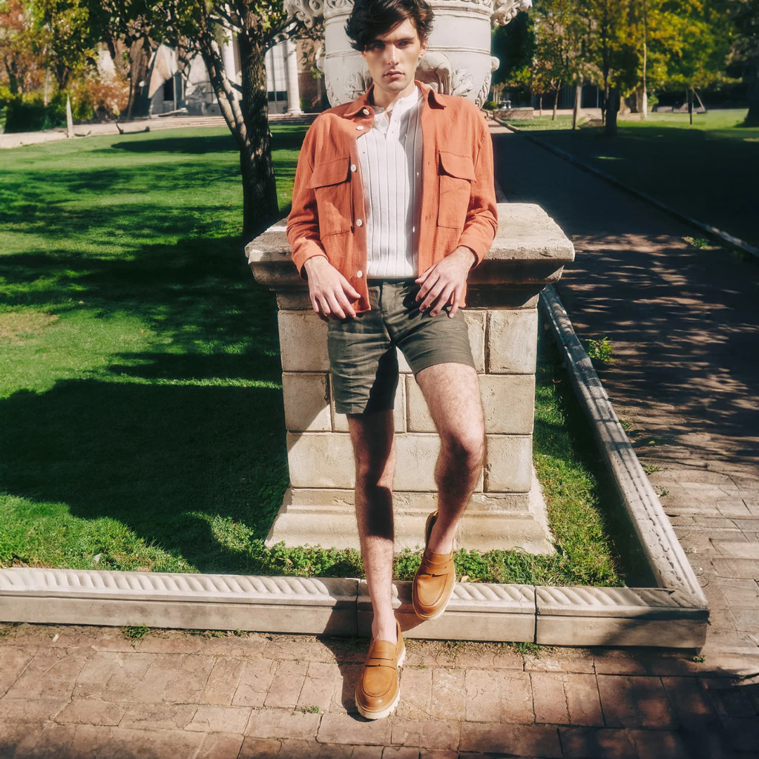 Zapatos de cuero con suelas ergonómicas