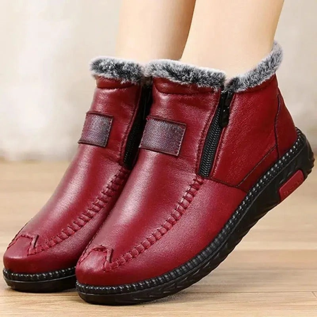 Botas Polares de Cuero para Mujer