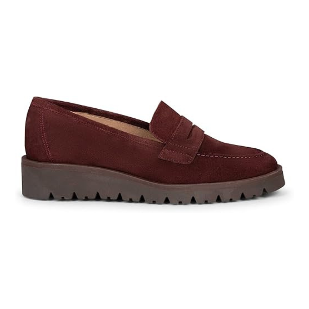 Zapatos mocasine con cuña para mujer