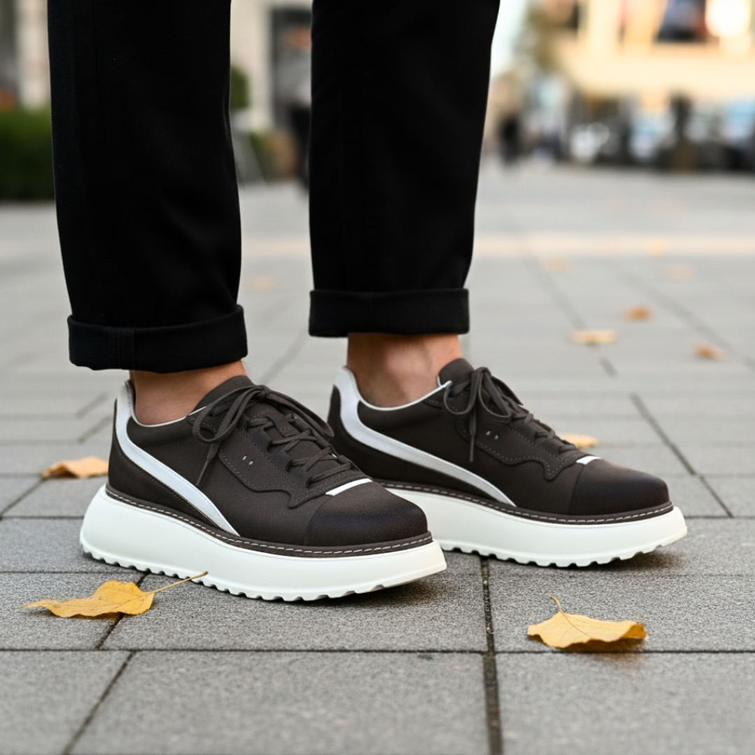 Zapatillas deportivas de estilo urbano con suela ergonómica para hombre