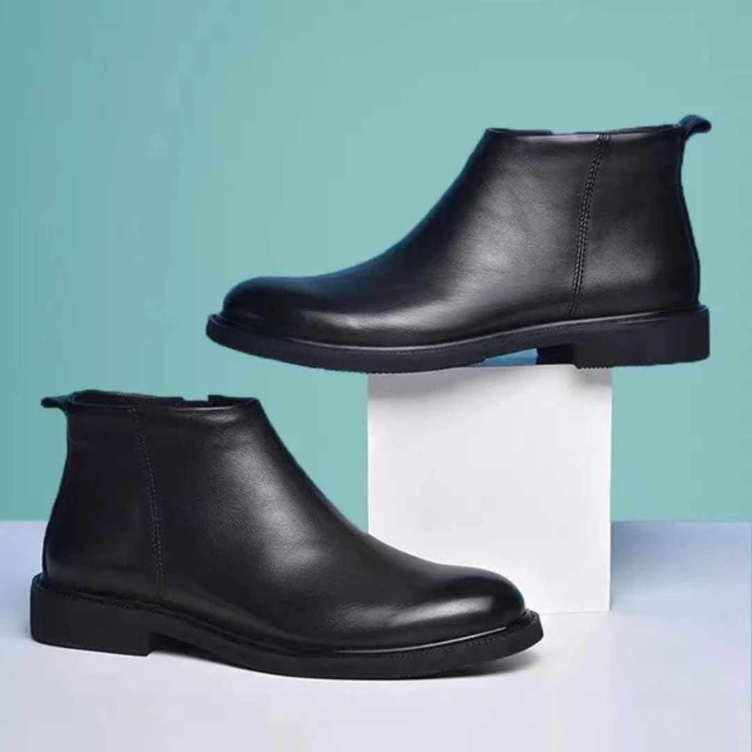 Zapatos de Cuero Antideslizantes para Hombre