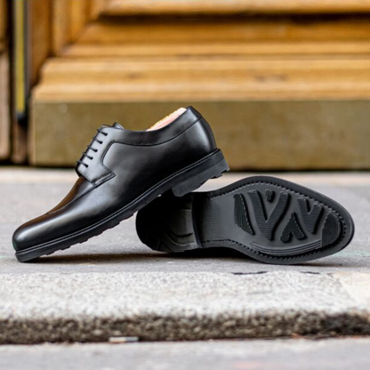 Zapatos de cuero para hombre con suela de goma Elegancia clásica con un toque moderno®