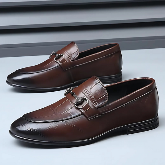 Mocasines Ortopédicos de Cuero para Hombre