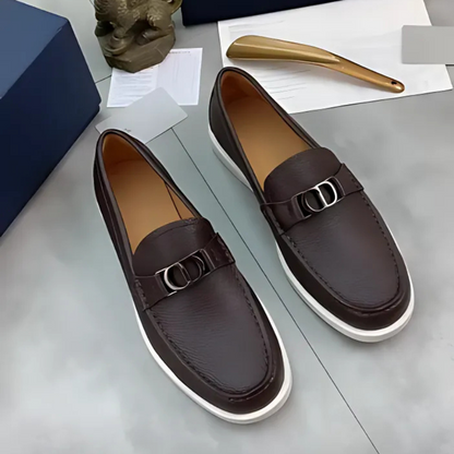 Mocasines de Cuero con Suela Ergonómica para Hombre