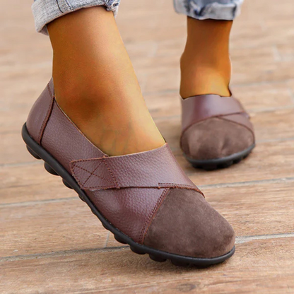 Mocasines de cuero cómodos para mujer