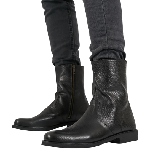 Bota de Cuero con Interior Abrogado para Hombre