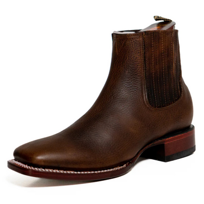 Elegantes botas de cuero para hombre