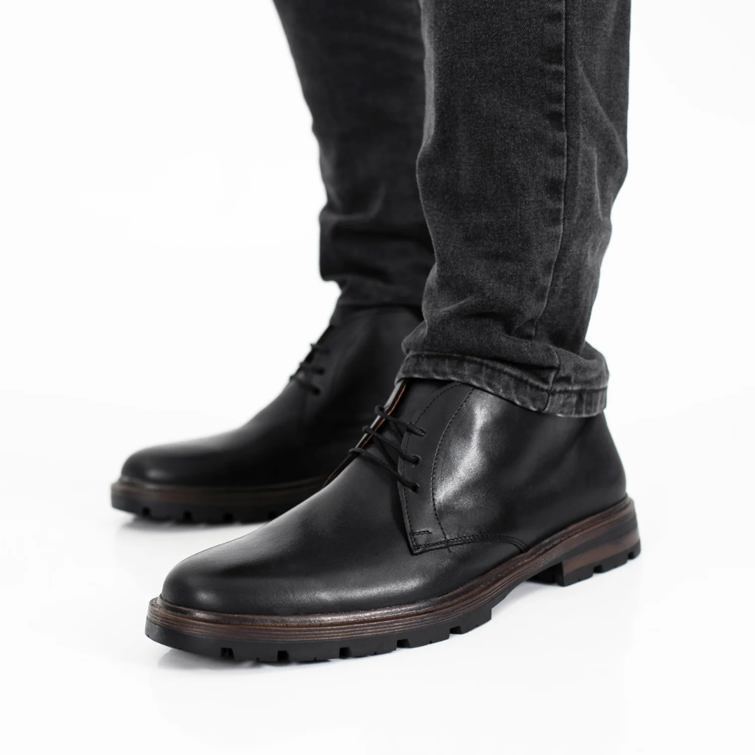 Bota Clásica de Cuero para Hombre