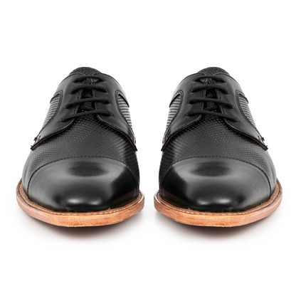 Zapatos de cuero elegantes con suela ortopédica para hombre