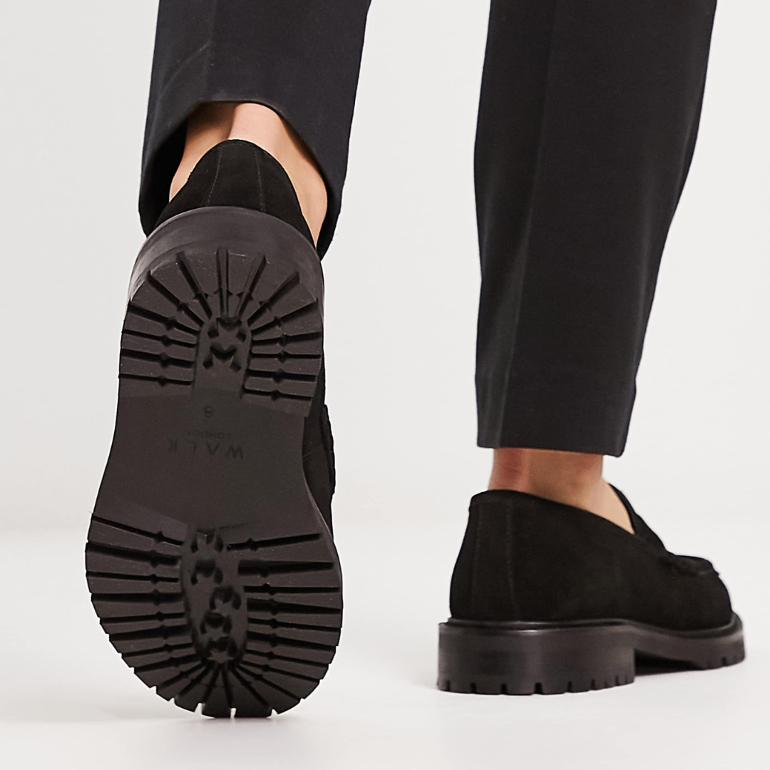 Elegante mocasines de ante para hombre®