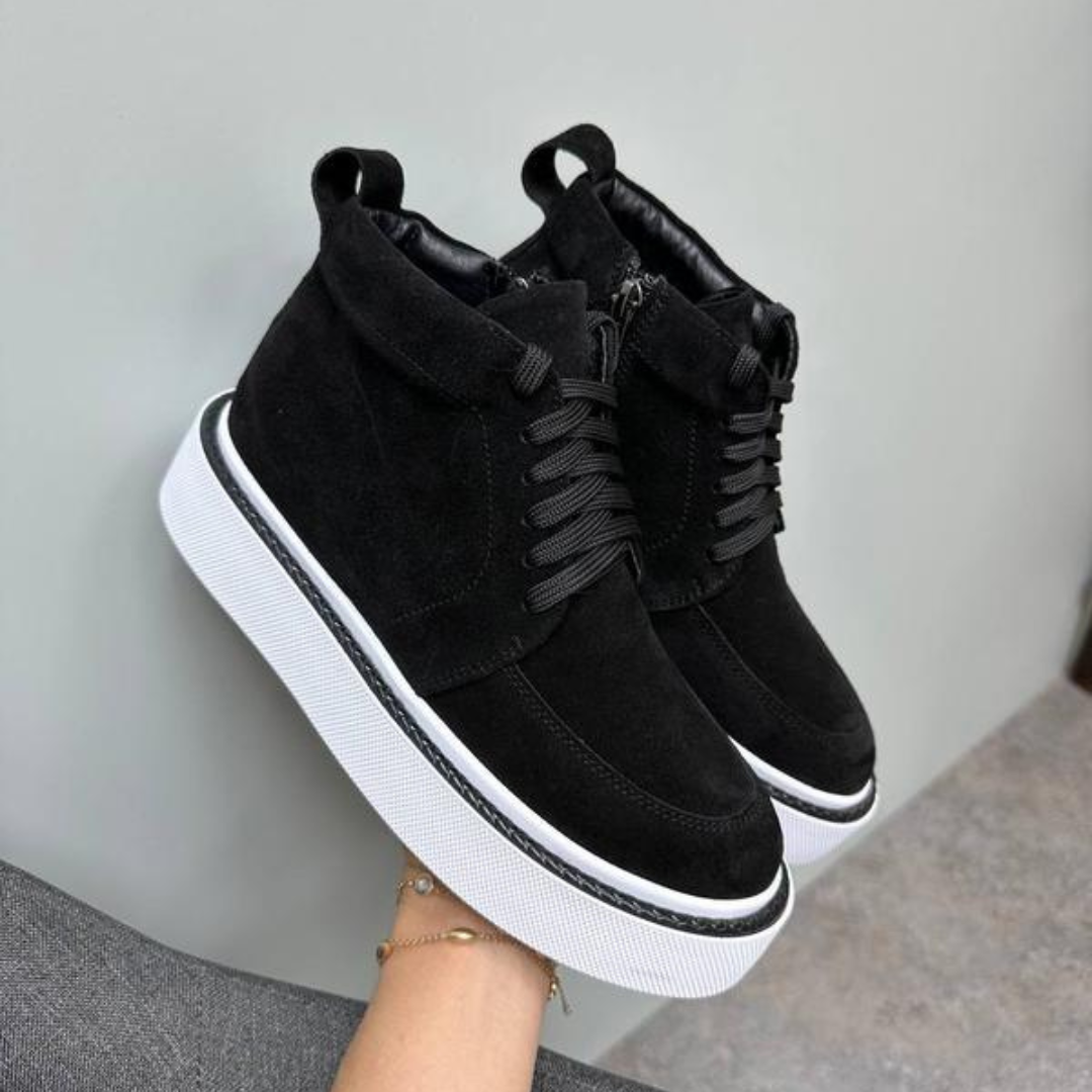 Botas estilo urbano con suela antideslizante para mujer