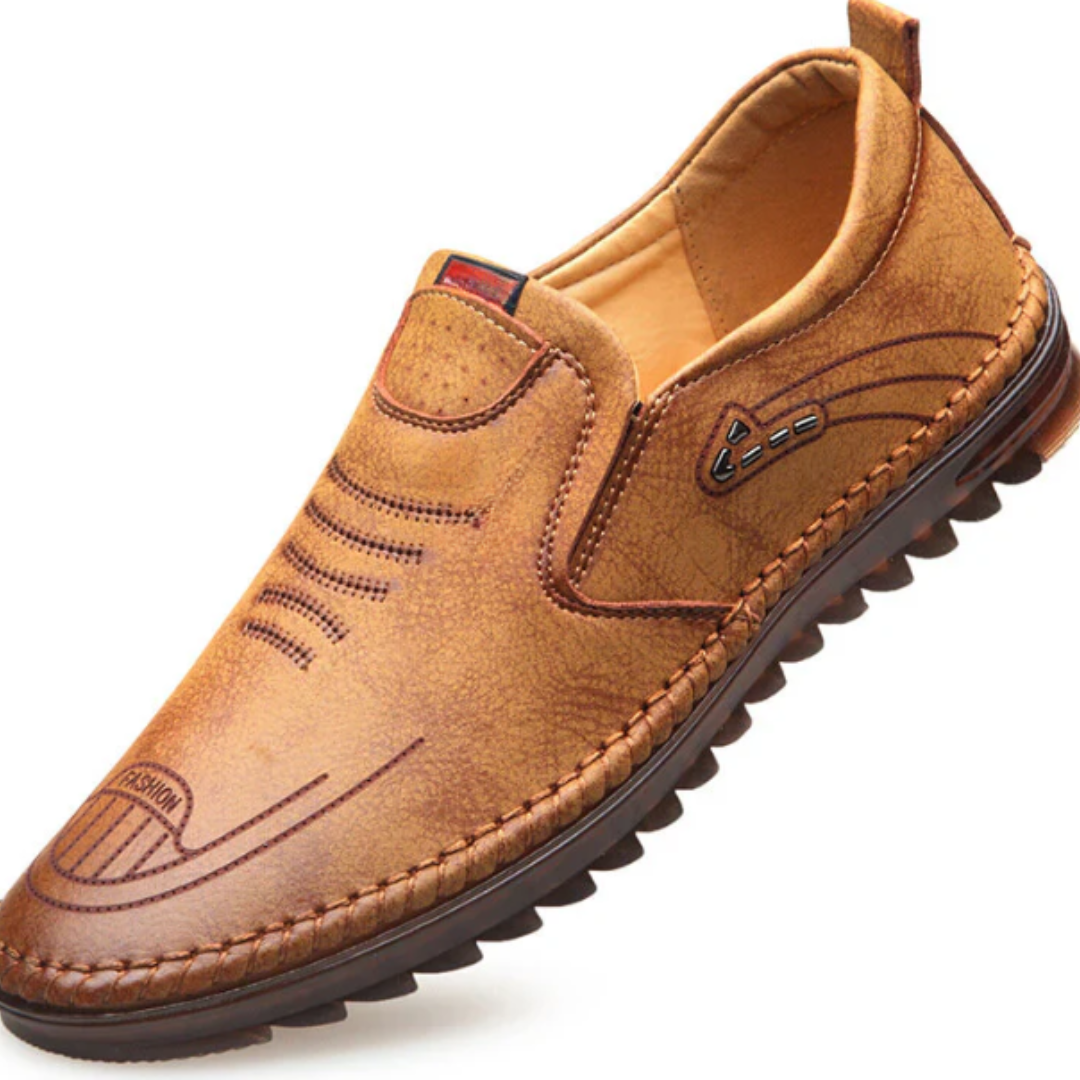 Mocasín informal de cuero para hombre Comodidad y estilo