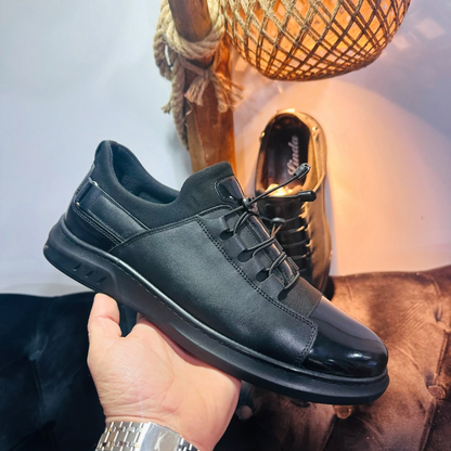 Zapatos de piel para hombre con cordones ajustables®