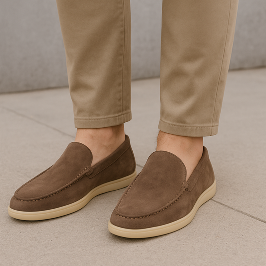 Mocasines ortopédicos con diseño clásico y suela antideslizante para hombre