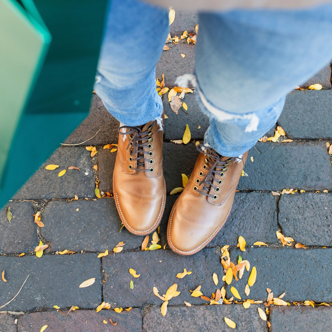 Botas de Cuero con Suelas Ergonómicas para Mujer