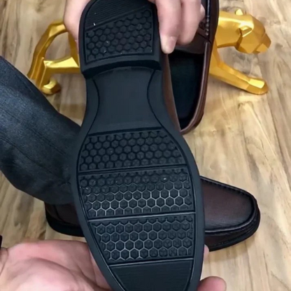 Zapatos de cuero genuino para hombre con acabado de alta calidad®