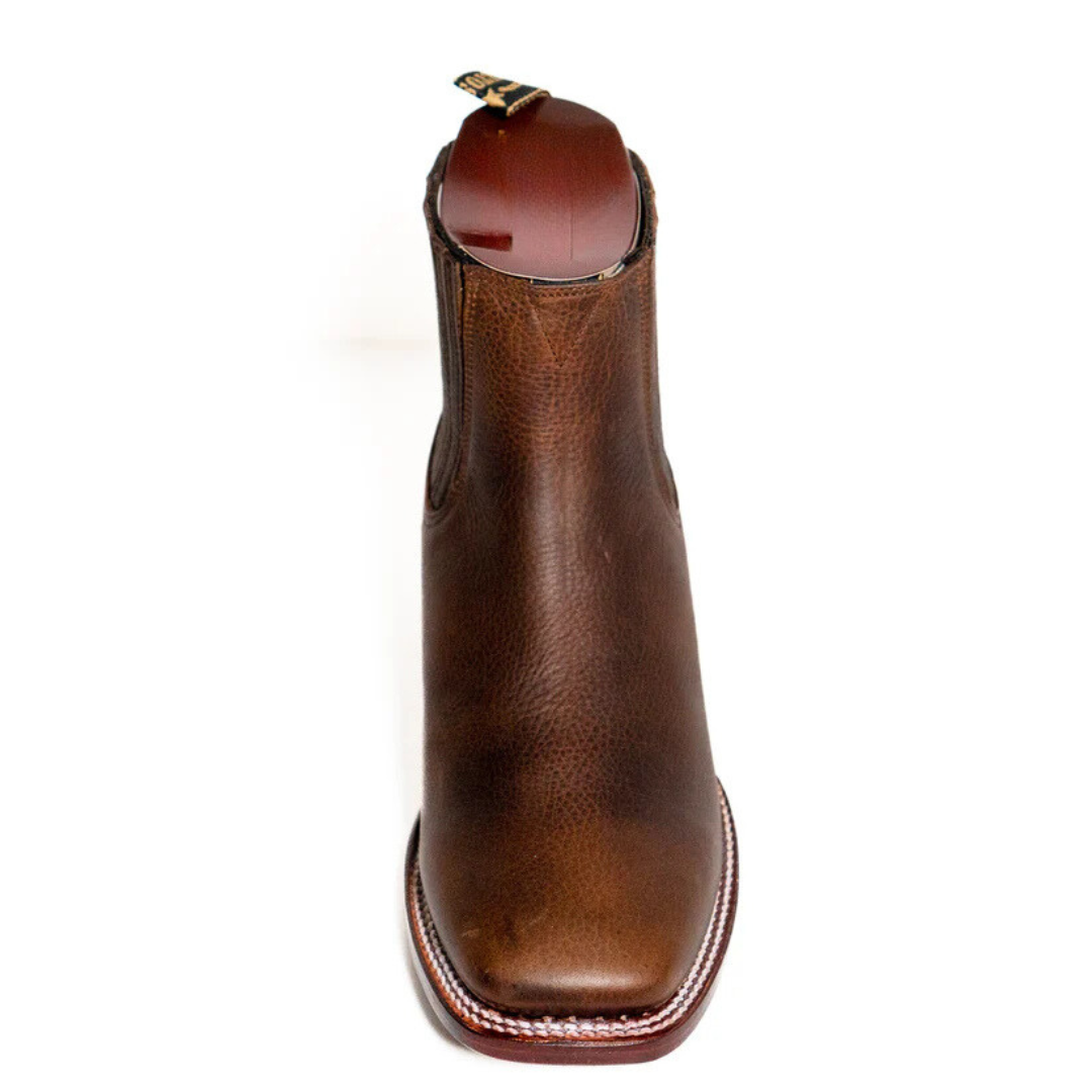 Elegantes botas de cuero para hombre