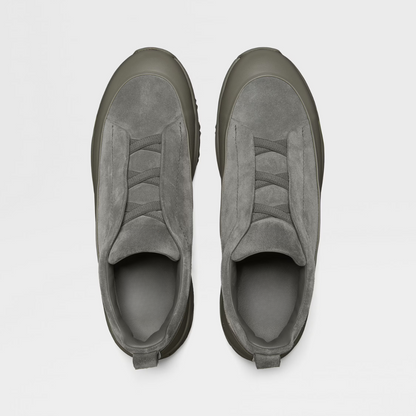 Zapatos de cuero y ante para hombre