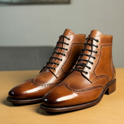 Botas de cuero clásicas y elegantes para hombre®