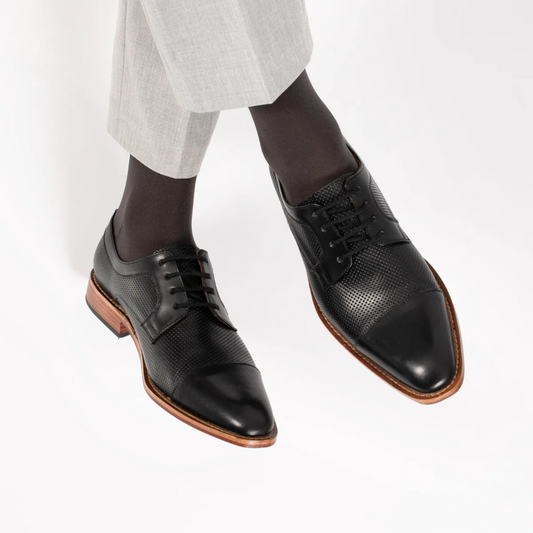 Zapatos de cuero elegantes con suela ortopédica para hombre