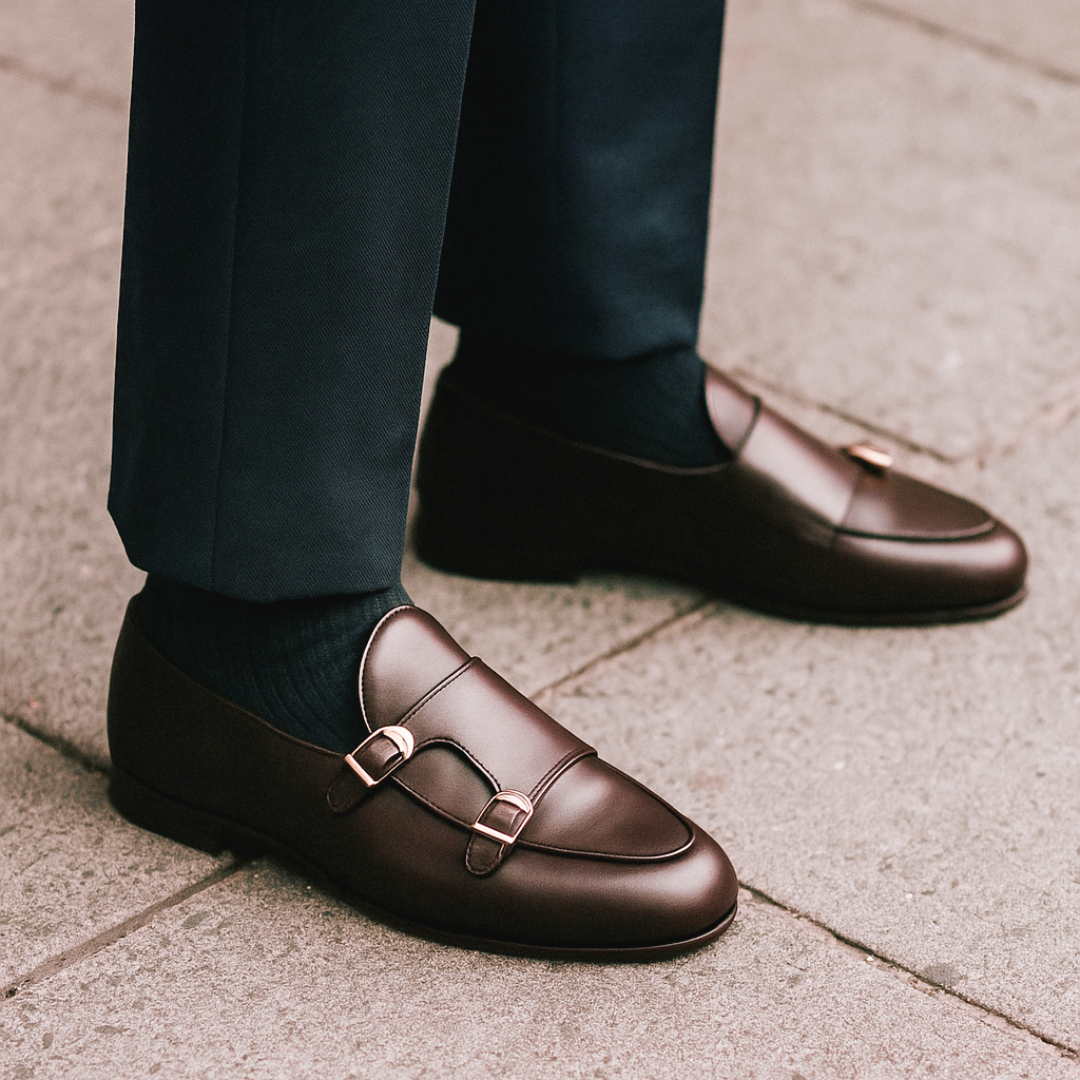 Mocasines con Suelas Ortopédicas de cuero para hombre