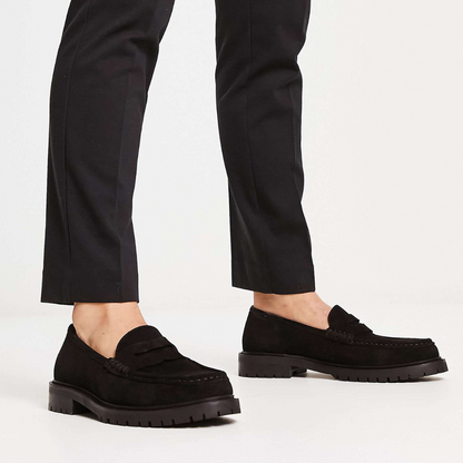 Elegante mocasines de ante para hombre®