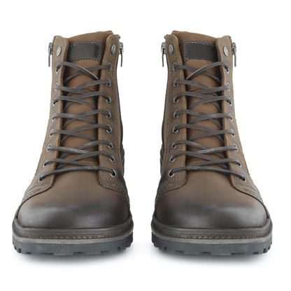 Botas Robustas con Diseño en Cuero Para Hombre®