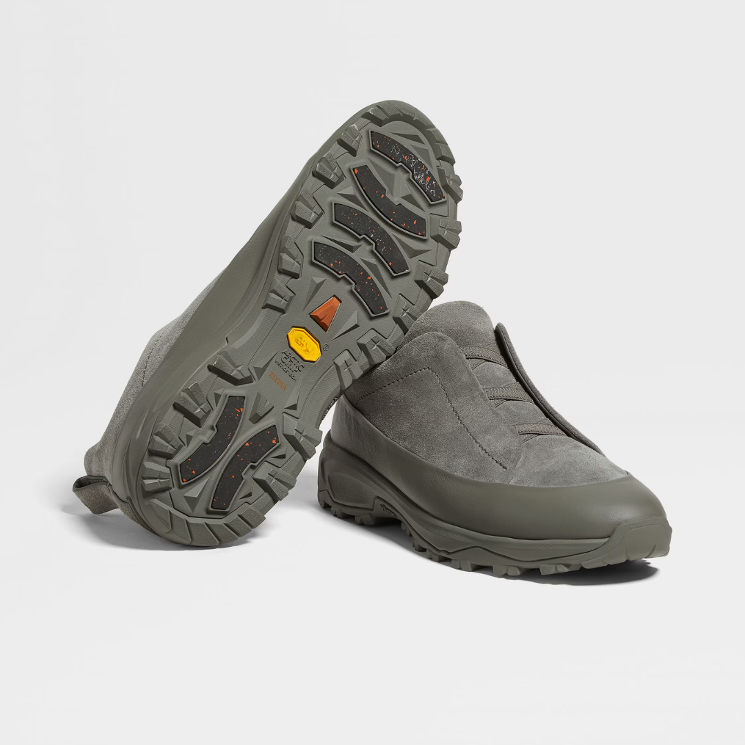 Zapatos de cuero y ante para hombre