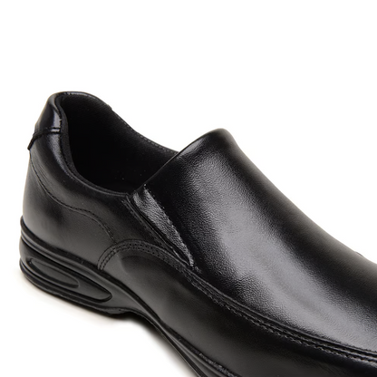 Mocasines Casuales de Cuero Brillante con Suela Ergonómica