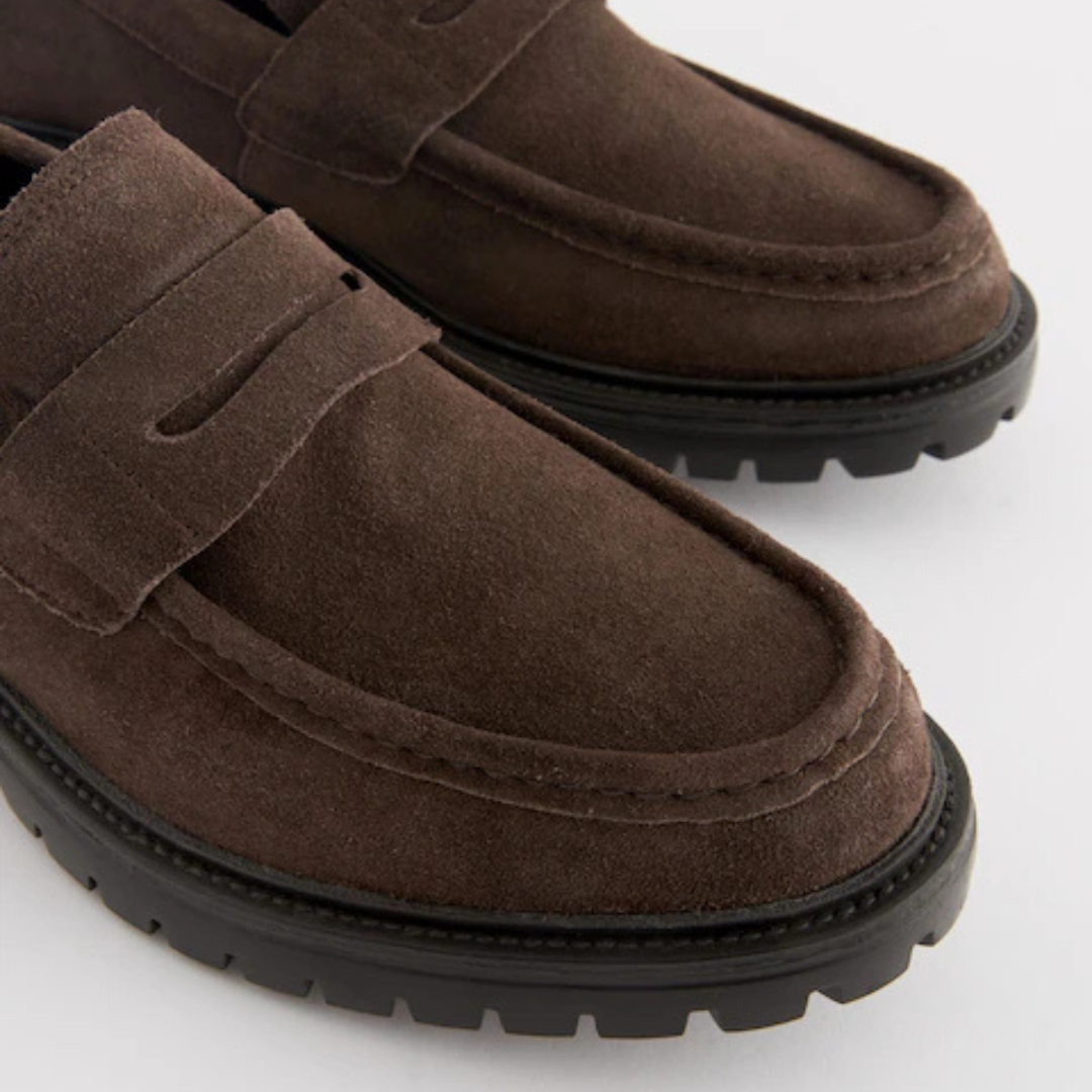 Elegante mocasines de ante para hombre®