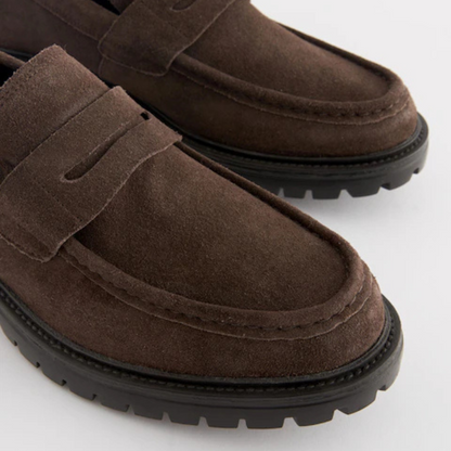 Elegante mocasines de ante para hombre®