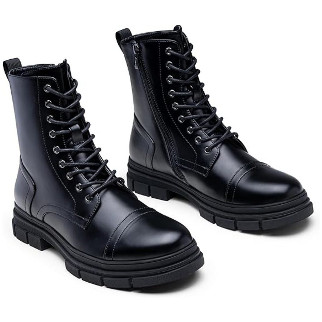 Botas de invierno altas forradas con lana para hombre