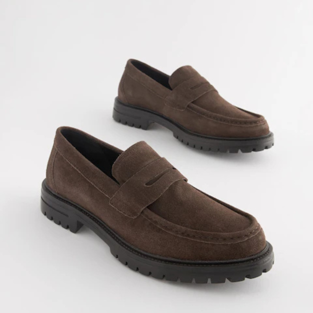 Elegante mocasines de ante para hombre®