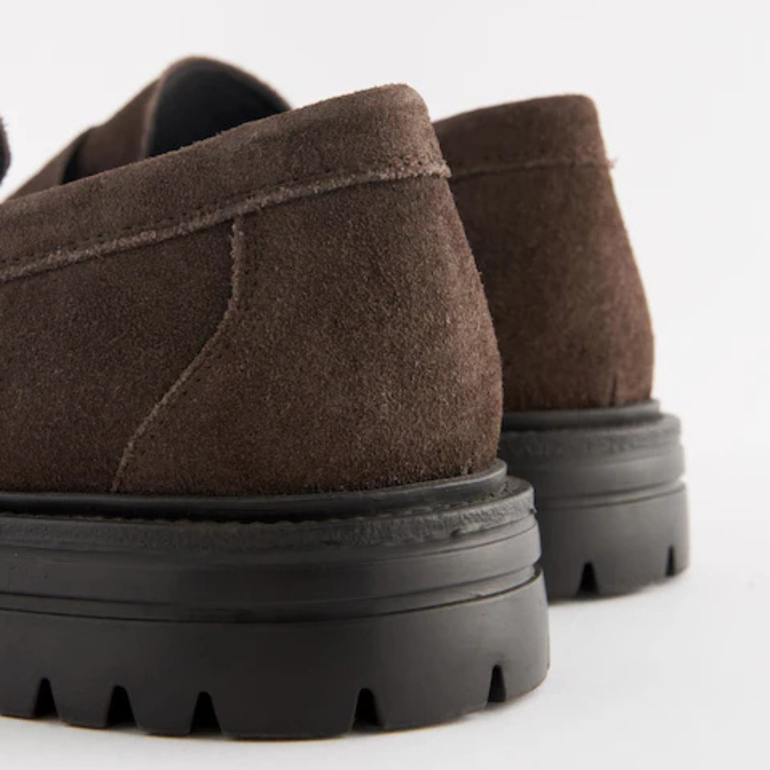 Elegante mocasines de ante para hombre®