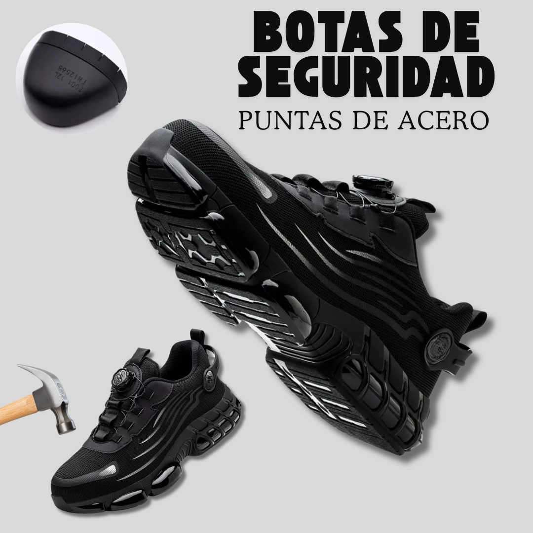 Botas de seguridad para hombre con hebilla giratoria
